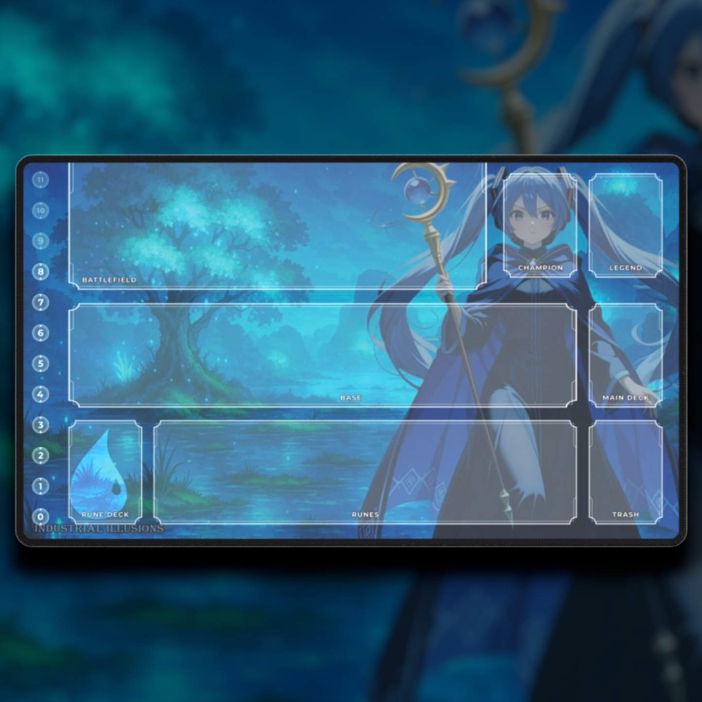 Spellcaster Hatsune Miku Island Playmat