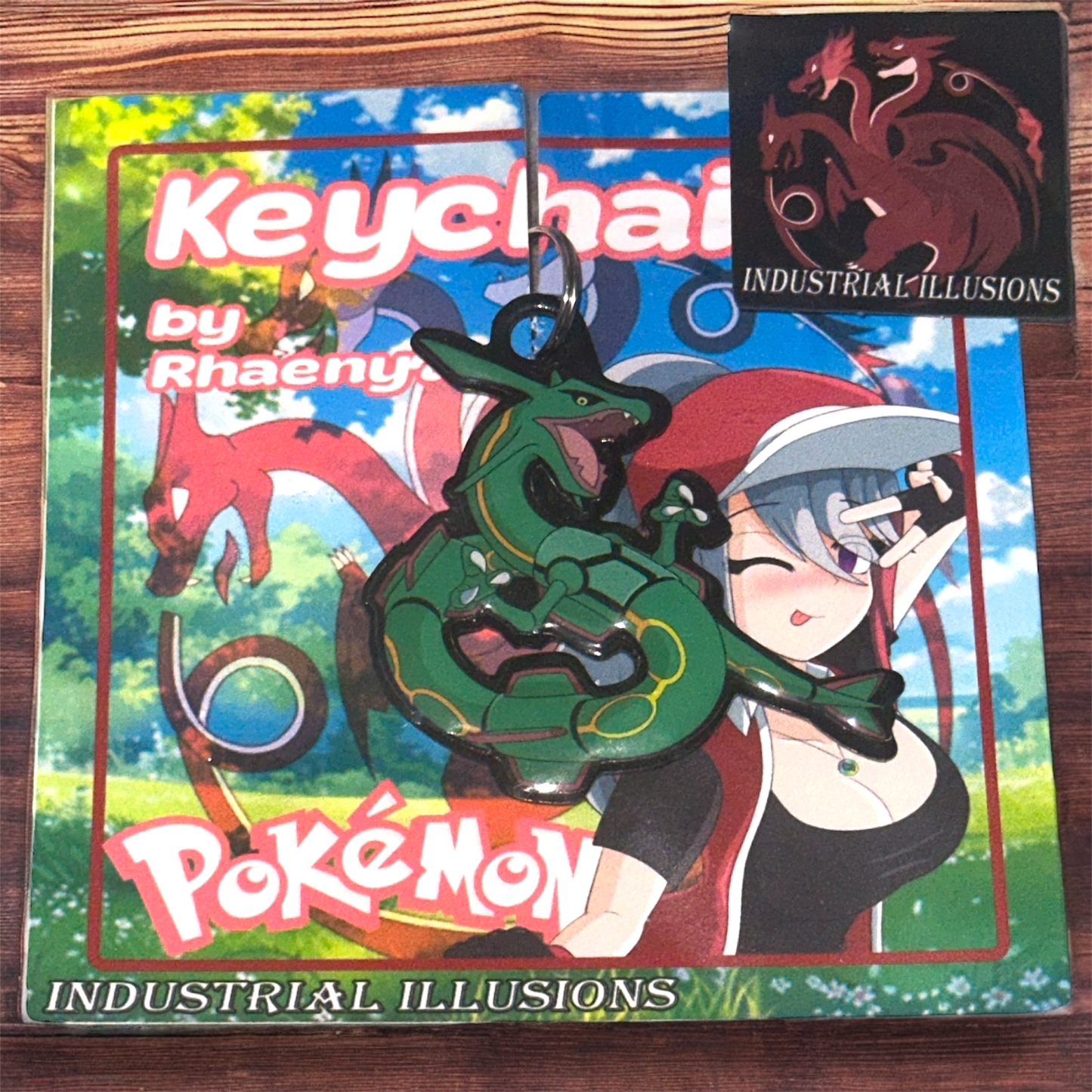 Rayquaza keychain