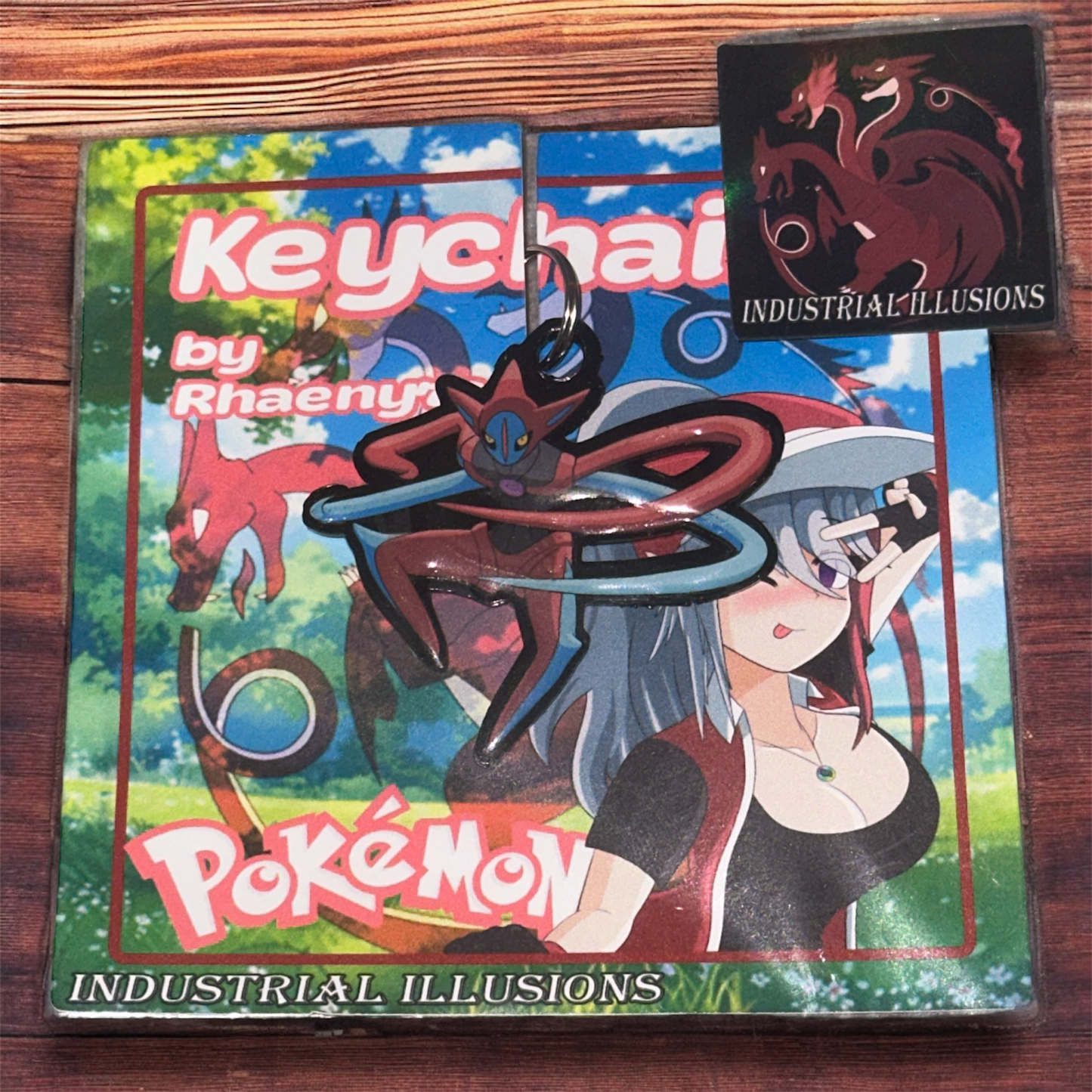 Deoxys keychain