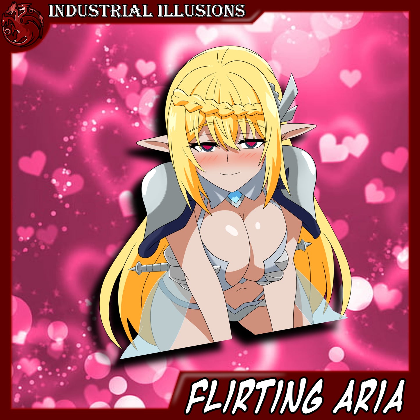 Flirting Aria Sticker - Beheneko