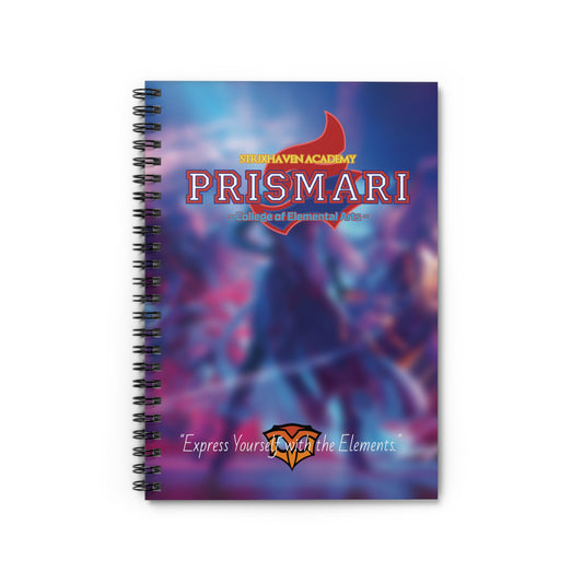 Prismari Spiral Notebook — Strixhaven College of Elemental Arts Ruled Journal