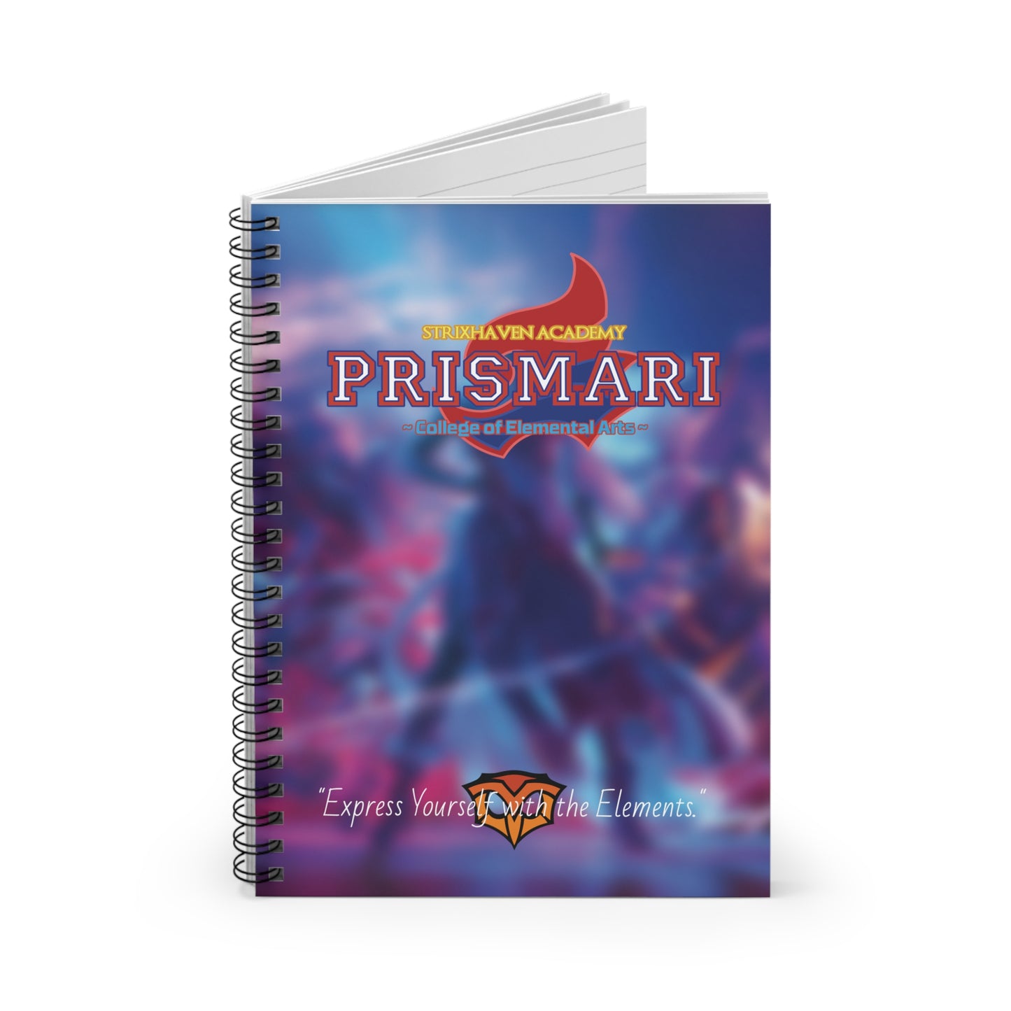 Prismari Spiral Notebook — Strixhaven College of Elemental Arts Ruled Journal