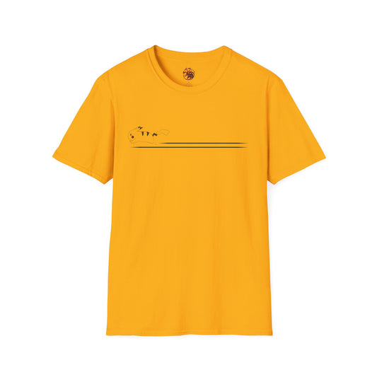 Running Pikachu Unisex Softstyle T-Shirt