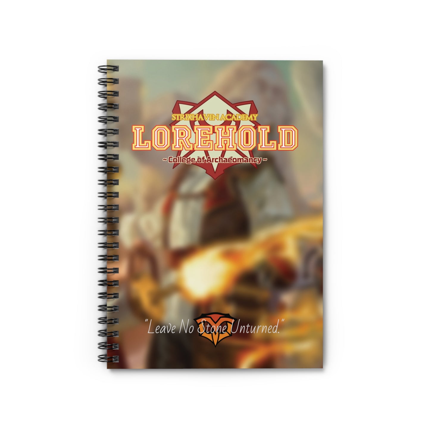 Lorehold Spiral Notebook — Strixhaven College of Archaeomancy Ruled Journal