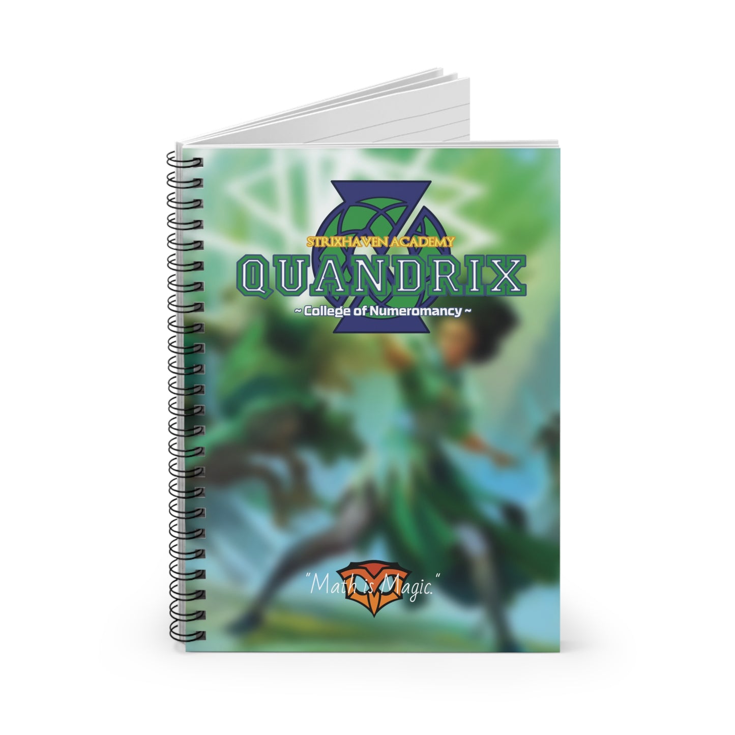 Quandrix Spiral Notebook — Strixhaven College of Numeromancy Ruled Journal