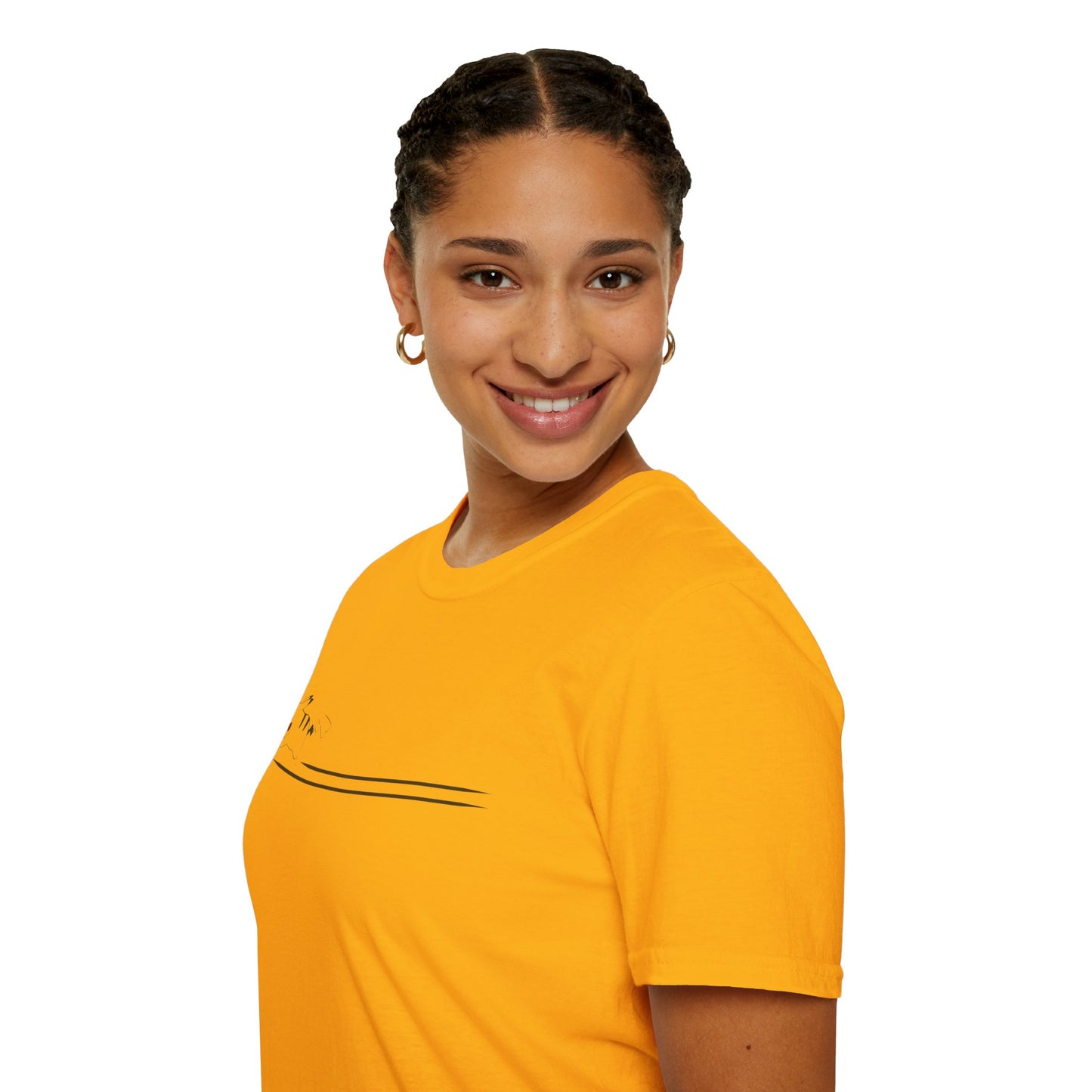 Running Pikachu Unisex Softstyle T-Shirt