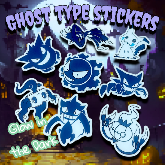 Pokemon Glow in the Dark Ghost Set