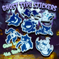 Pokemon Glow in the Dark Ghost Set