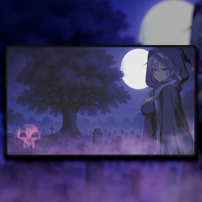 Necromancer Hatsune Miku Swamp Playmat