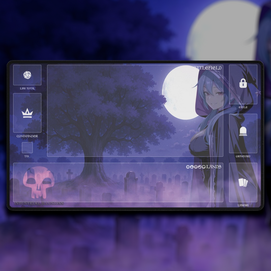 Hatsune Miku MTG Commander Swamp Playmat