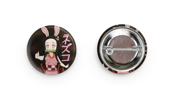 Bunny Nezuko Button